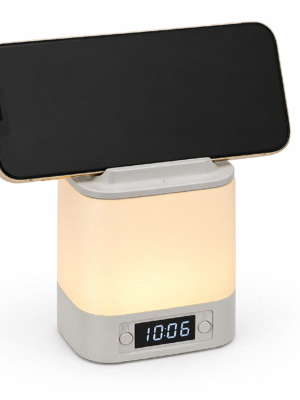 Desk Lamp with Clock & Remote