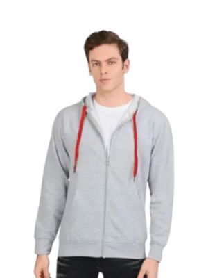 HOODIE WITH ZIP 400 GSM