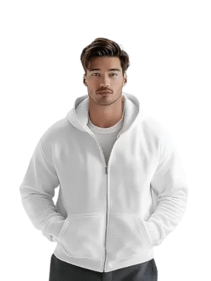 HOODIE WITH ZIP 300 GSM