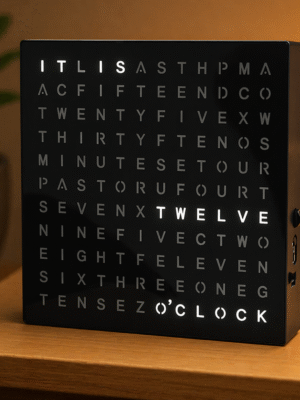 Grid Light Up Word Clock