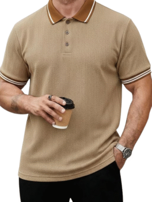 Jacquard Polo T-Shirt
