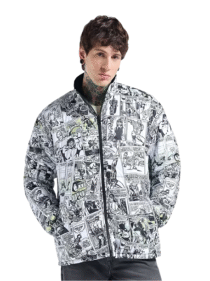 Printed Puffer Jacket