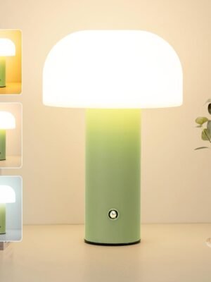 Plastic Cute Mushroom Shape Table LED Lamp