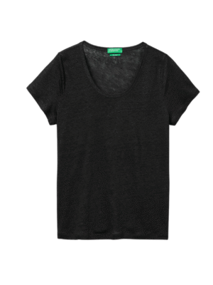 Bio-Wash Round Neck T-Shirt
