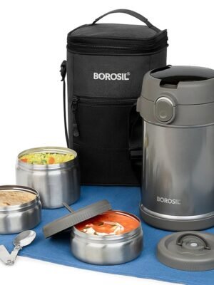 CarryMe Stainless Steel Lunch Box with Bag