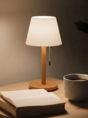 Timalfi Rechargeable Table Lamp With Pull Chain Switch