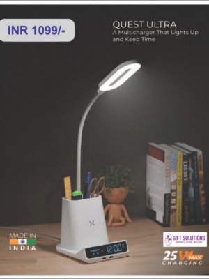 A Multicharger That Lights Up and Keep Time