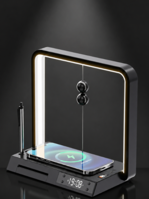 Allure 2.0 Magnetic Lamp with Charger, Clock & Stand