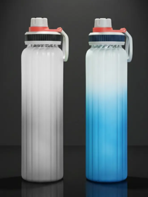 Gaze Camouflaged Borosilicate Glass Bottle