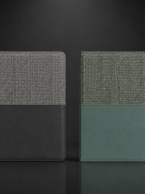 The Assignee Woven Textured Leatherette Notebook