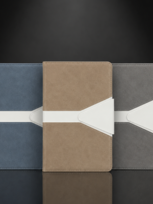 The Attendant Leatherette Notebook with Magnetic Flap