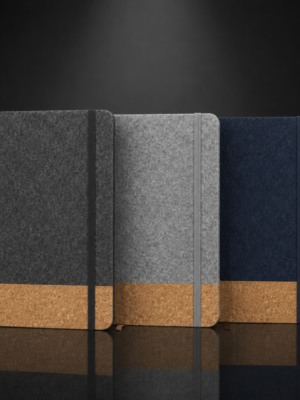 The Custodian Eco-Friendly Felt & Cork Notebook