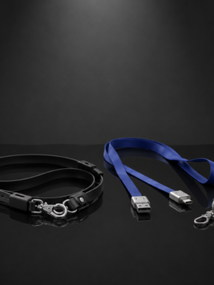 e-ID Lanyard with Charging Cable